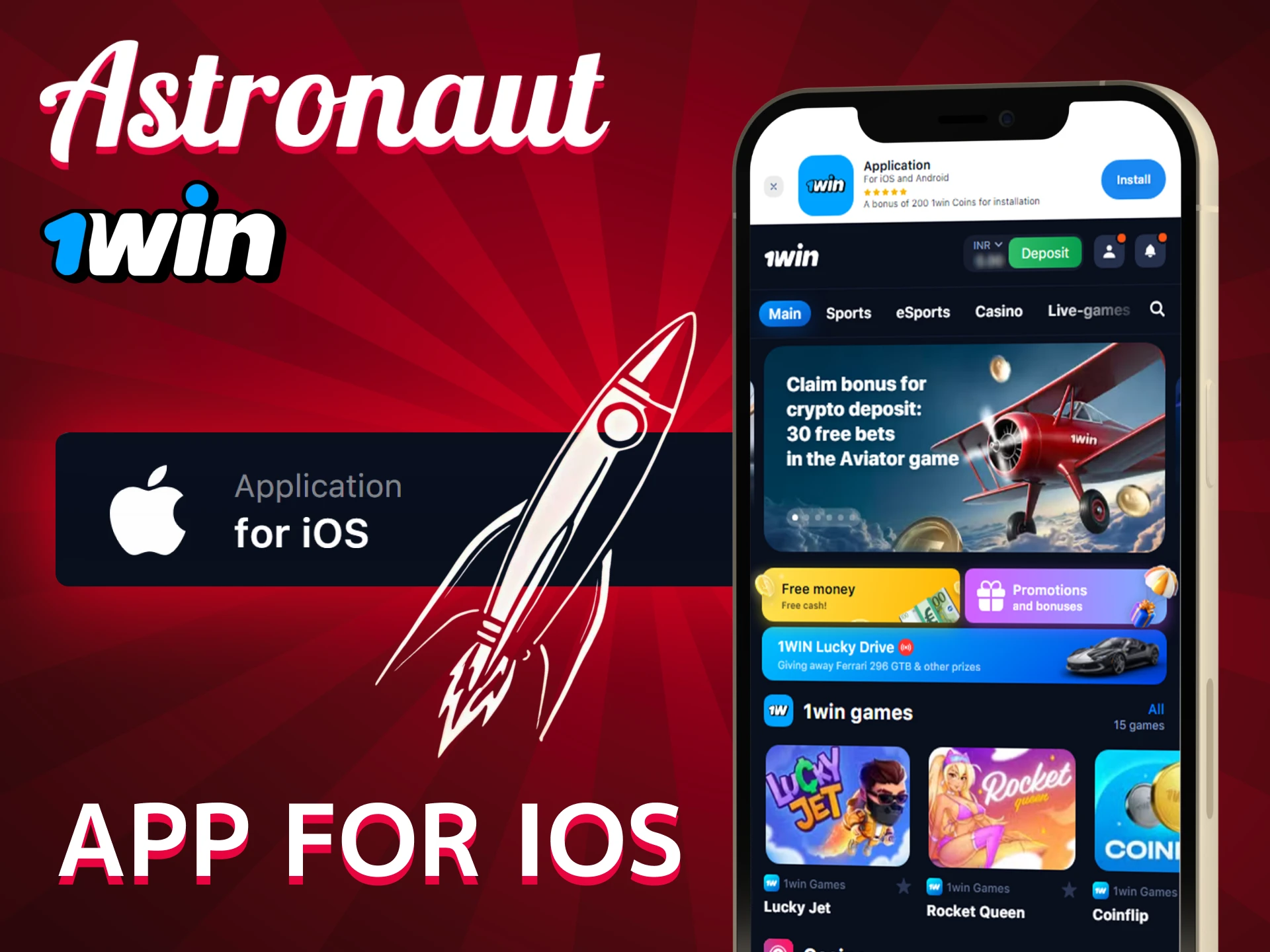 How to Download the 1win Astronaut App for iOS
