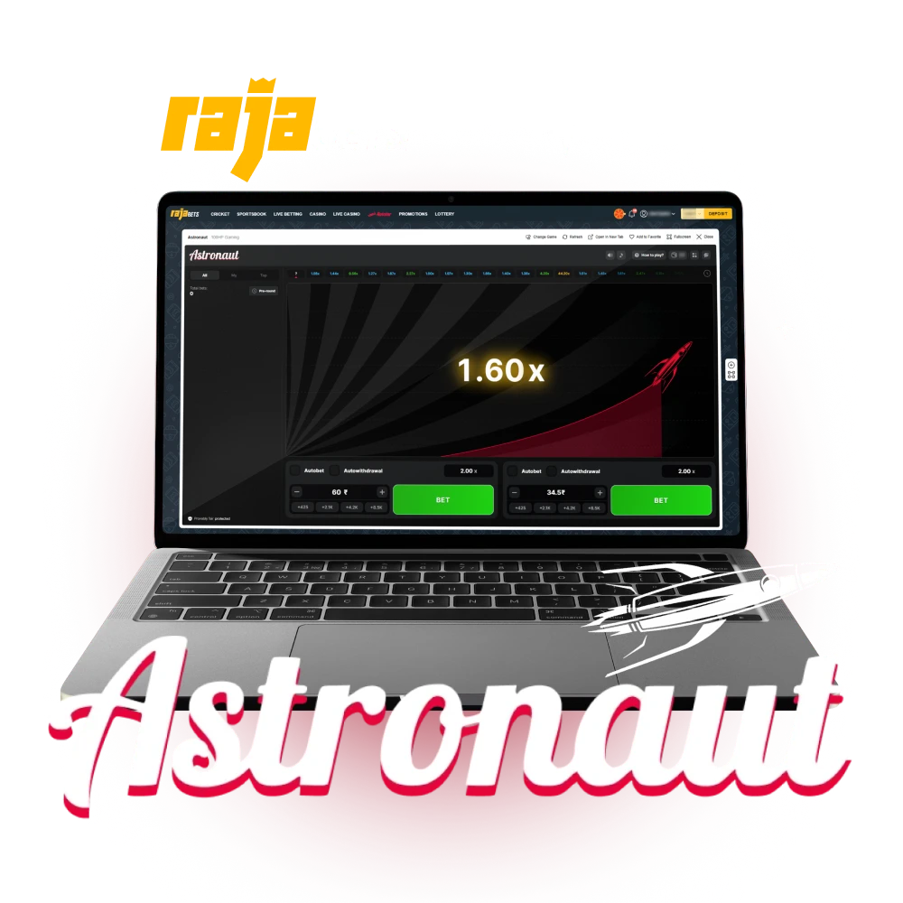 Rajabets Astronaut &ndash; Play the Popular Crash Game Online in India